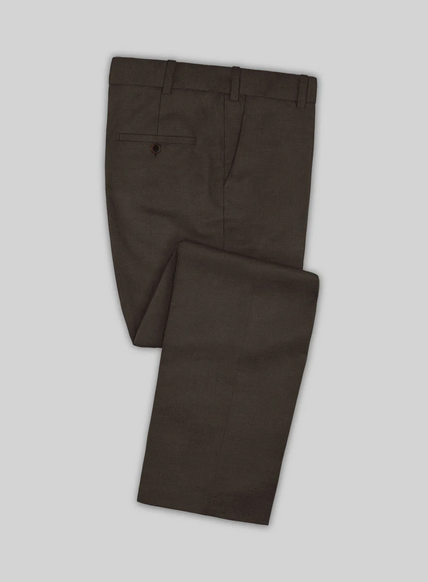 Marco Stretch Coffee Brown Wool Suit - Image 6