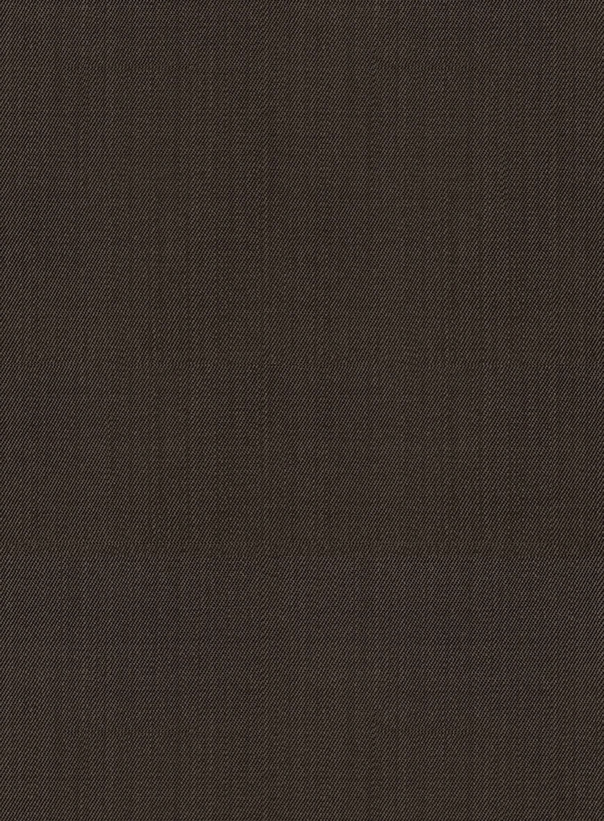 Marco Stretch Coffee Brown Wool Suit - Image 7