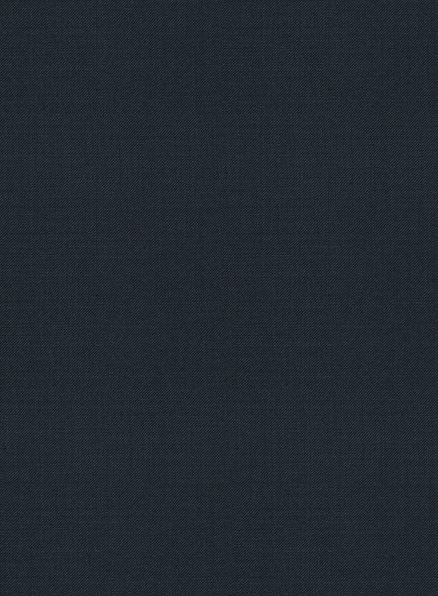 Marco Stretch Dark Blue Wool Pants - Image 3