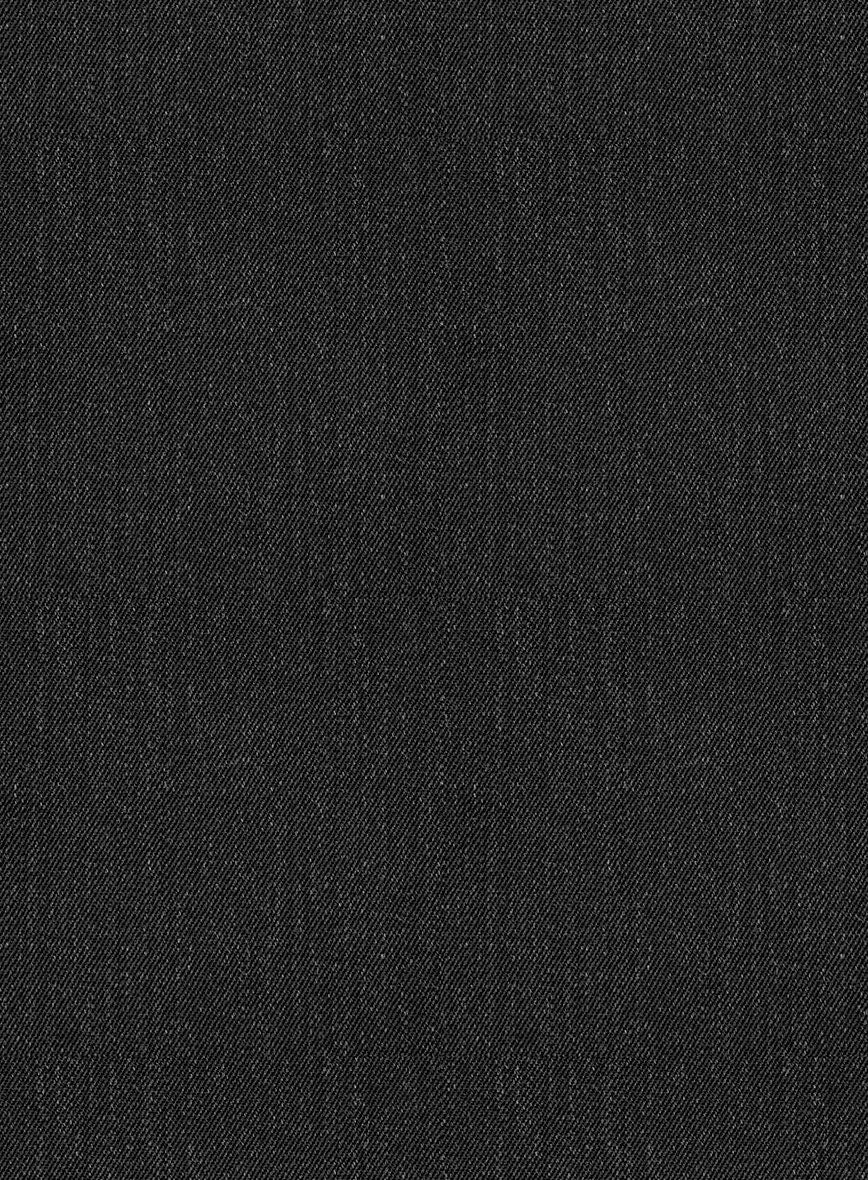 Marco Stretch Dark Charcoal Wool Jacket - Image 3