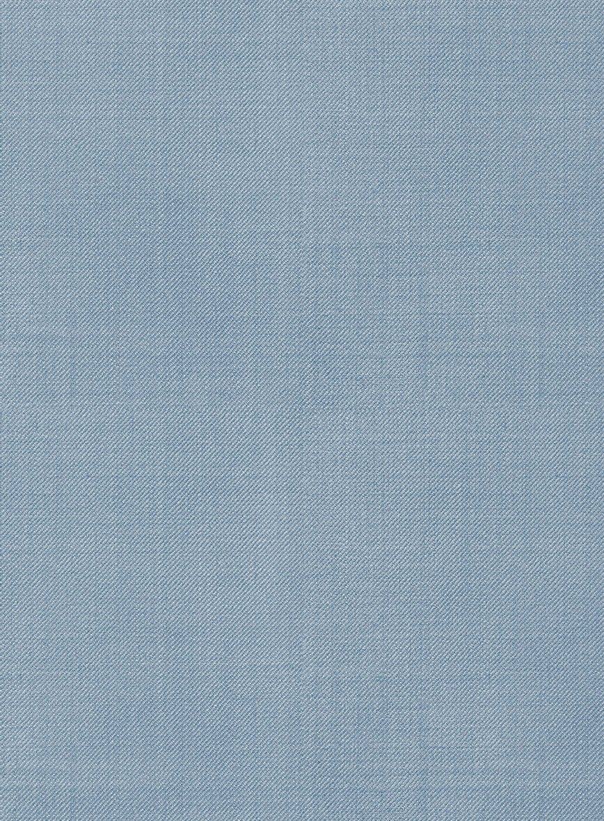 Marco Stretch Ebony Blue Wool Pants - Image 3