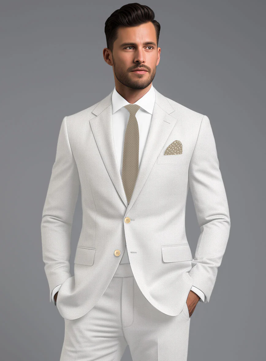 Marco Stretch Fawn Wool Jacket - Image 2