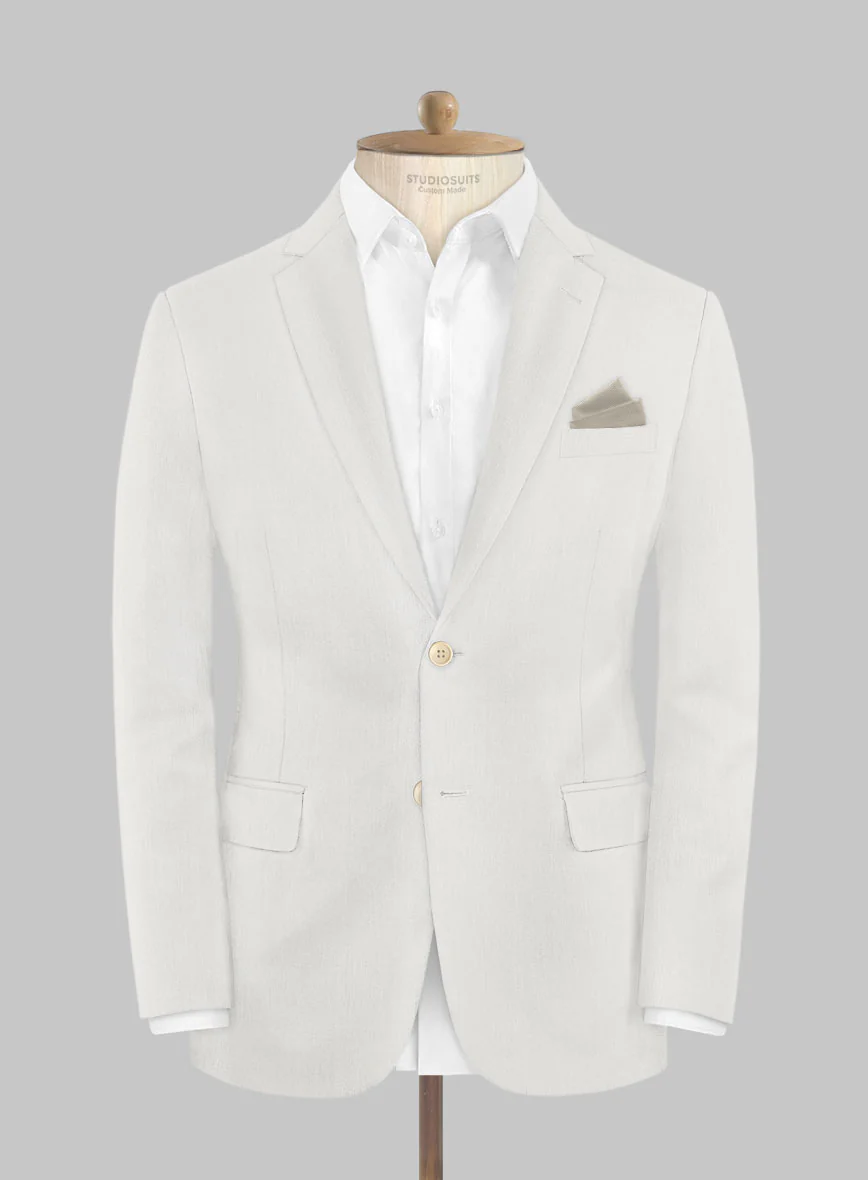 Marco Stretch Fawn Wool Suit - Image 3