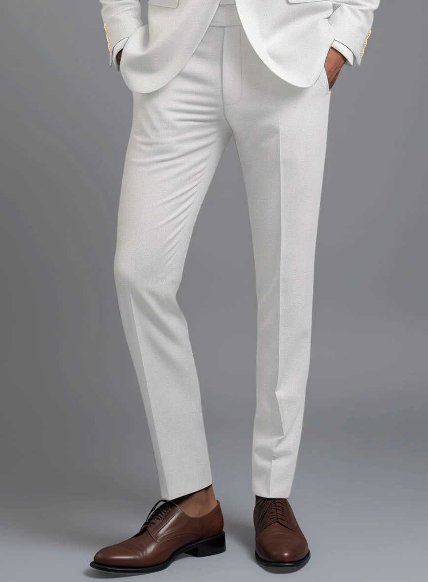 Marco Stretch Fawn Wool Suit - Image 5