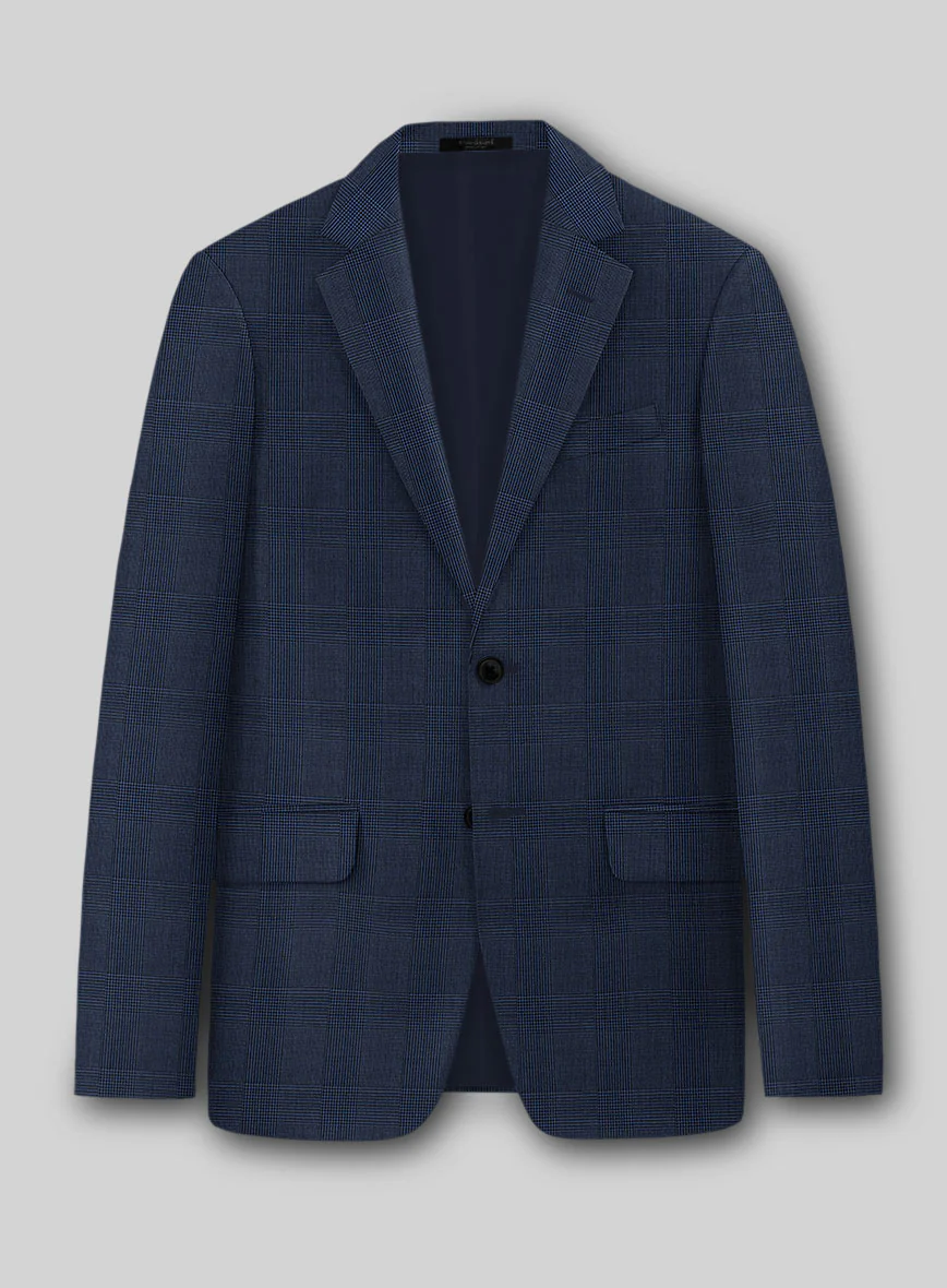Marco Stretch Lavetti Glen Wool Suit - Image 2