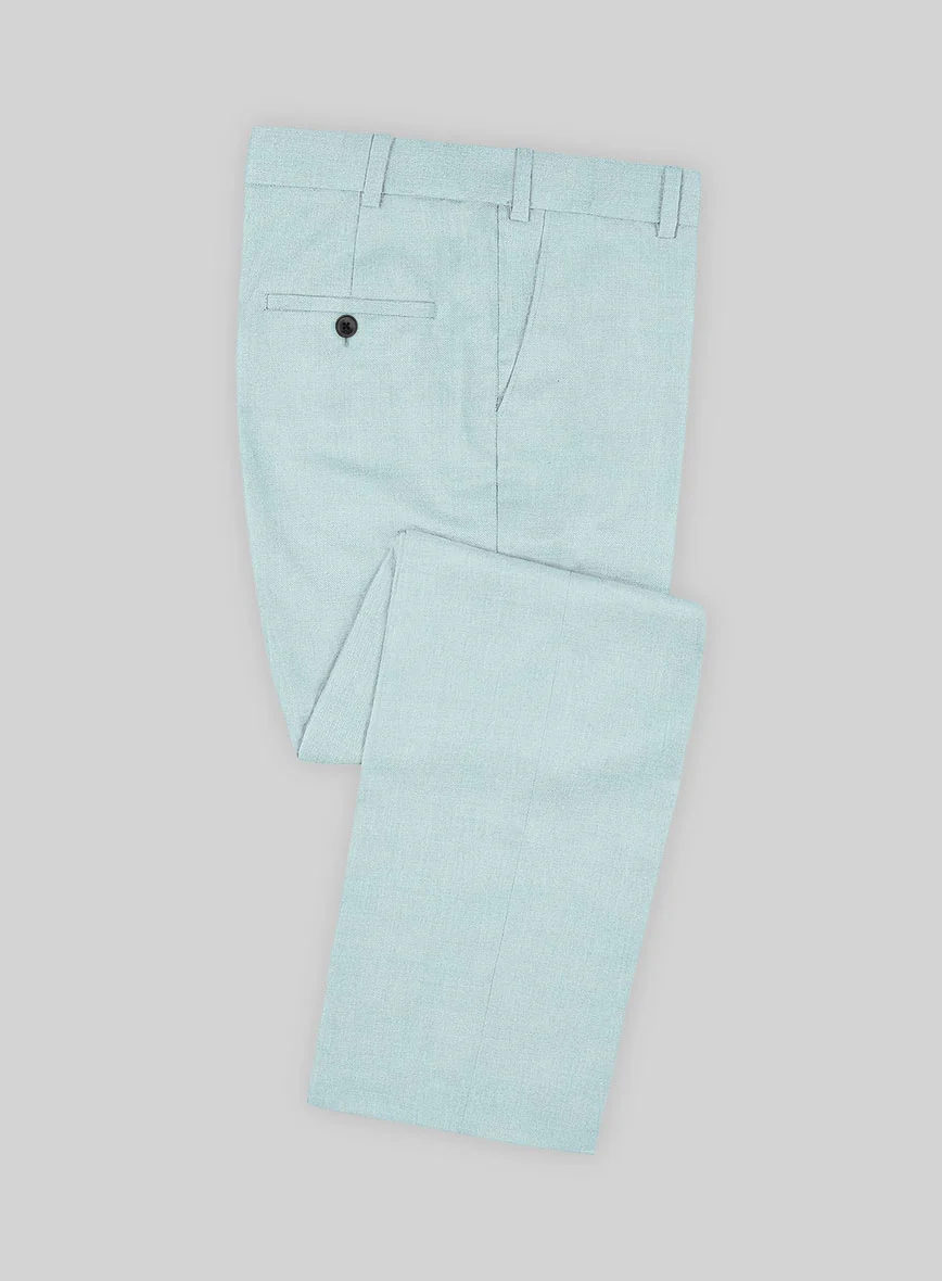 Marco Stretch Light Blue Wool Suit - Image 5