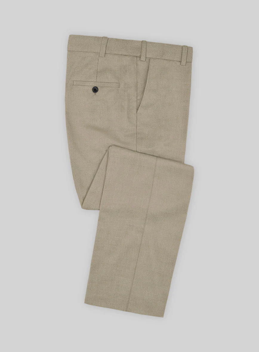 Marco Stretch Light Brown Wool Suit - Image 6