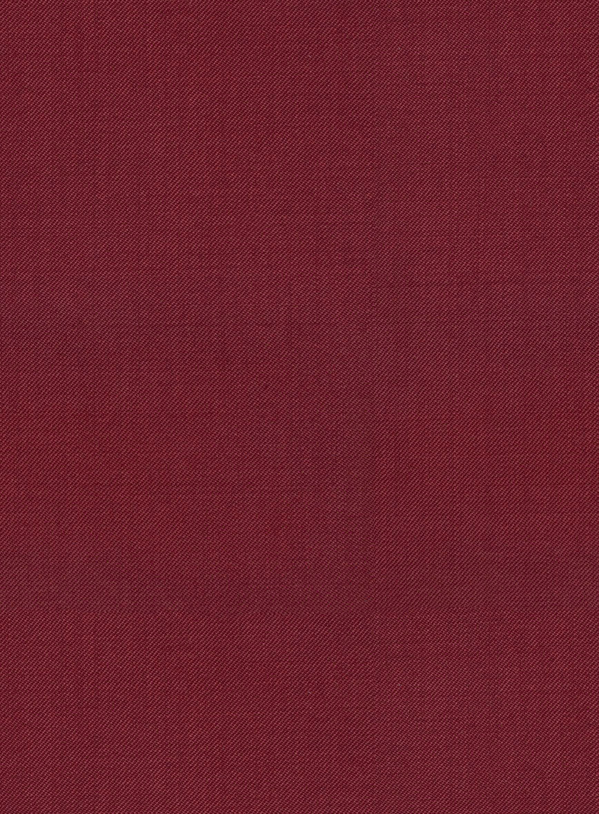 Marco Stretch Maroon Wool Suit II - Image 6