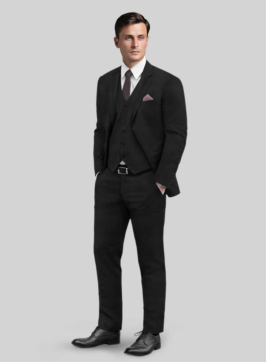 Marco Stretch Midnight Blue Wool Suit - Image 2