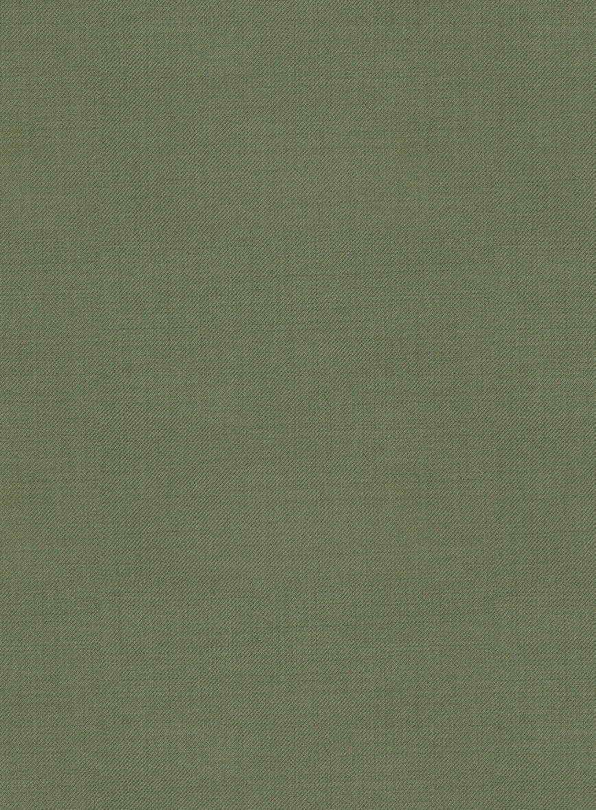 Marco Stretch Moss Green Wool Suit - Image 7