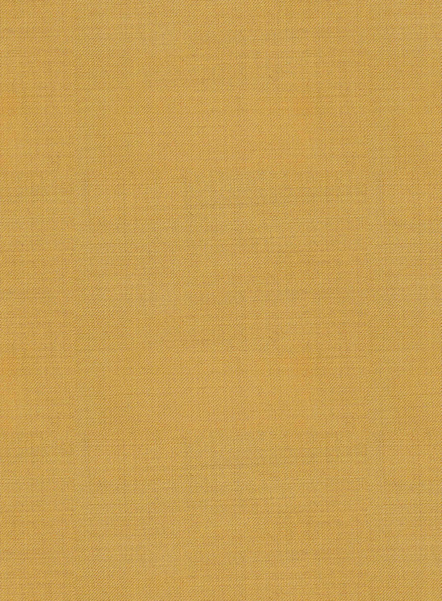Marco Stretch Mustard Wool Jacket - Image 3
