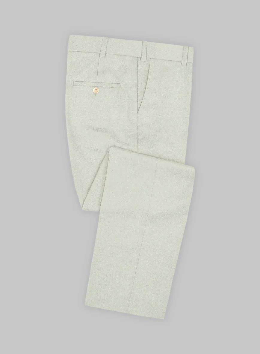 Marco Stretch Pale Green Wool Suit - Image 6