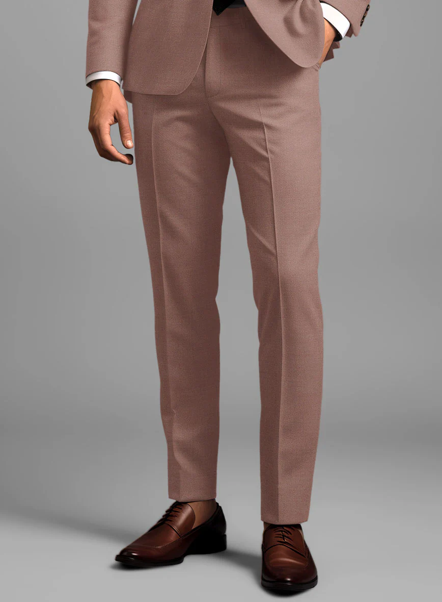 Marco Stretch Rose Taupe Wool Suit - Image 6