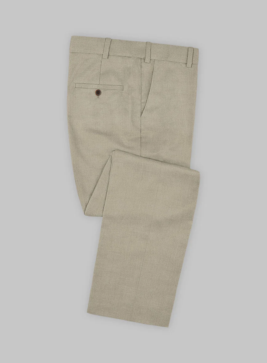 Marco Stretch Royal Beige Wool Suit - Image 6