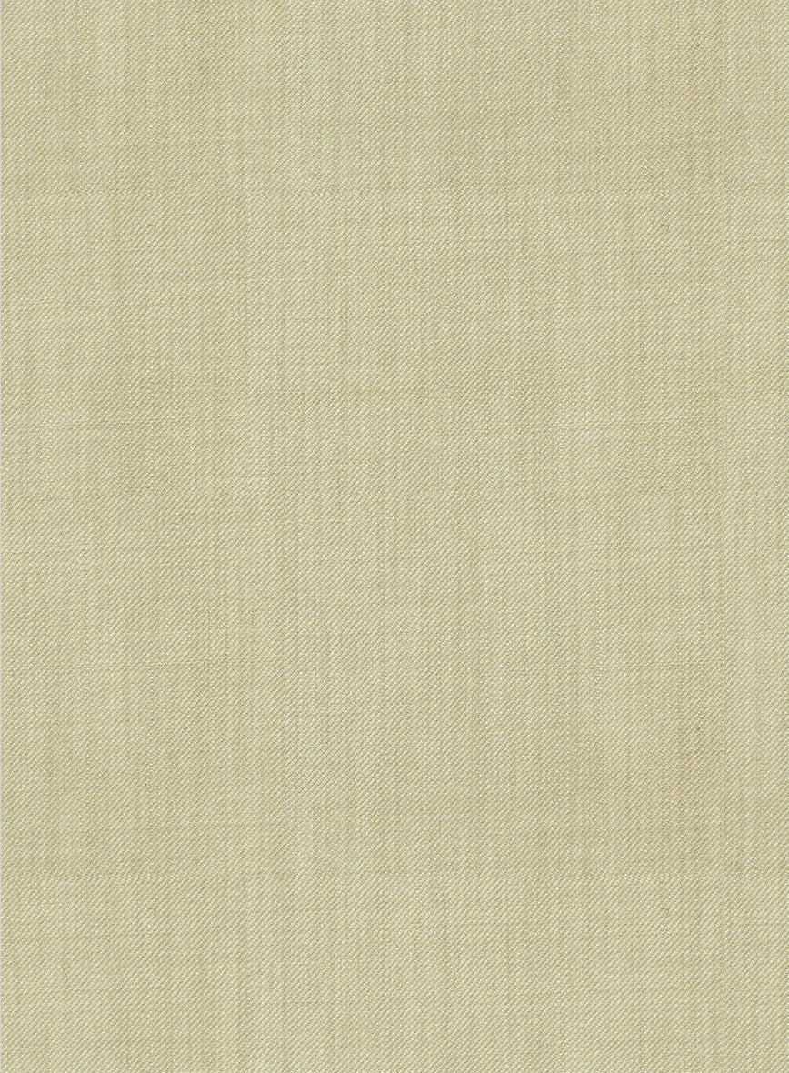 Marco Stretch Sahara Khaki Wool Pants - Image 3