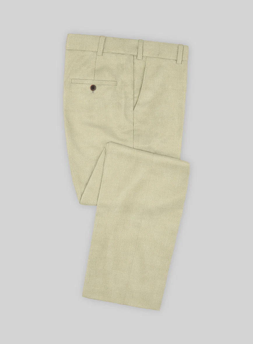 Marco Stretch Sahara Khaki Wool Suit - Image 6