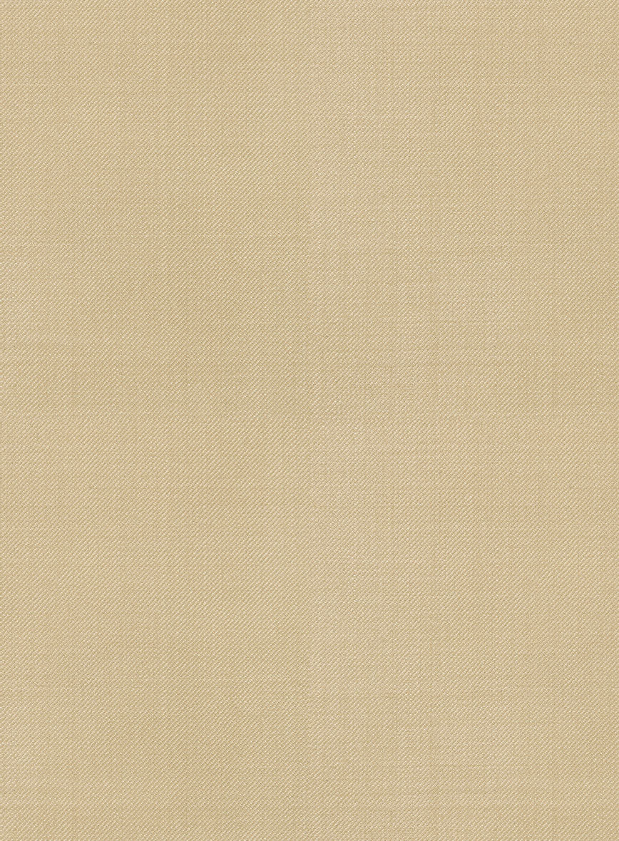 Marco Stretch Tan Wool Suit - Image 7