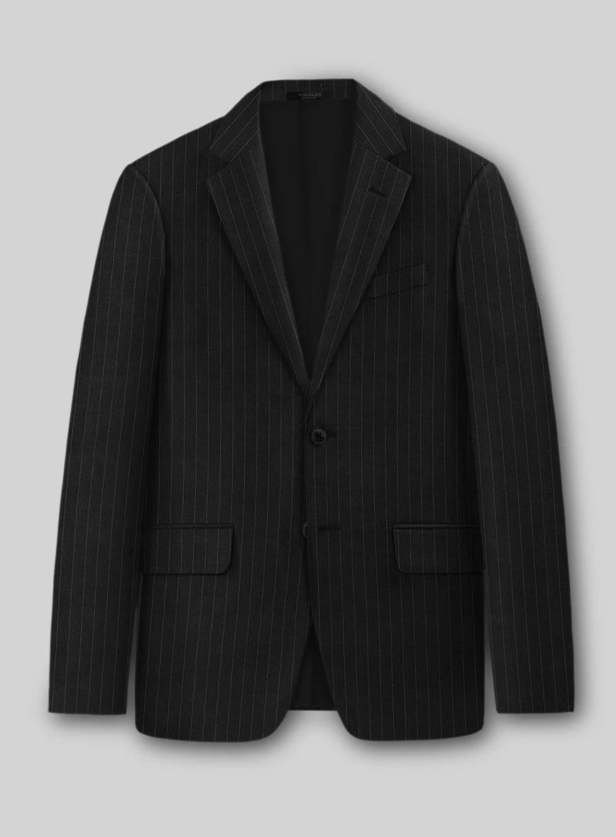 Marco Stretch Tenuzio Pinstripe Wool Suit - Image 2