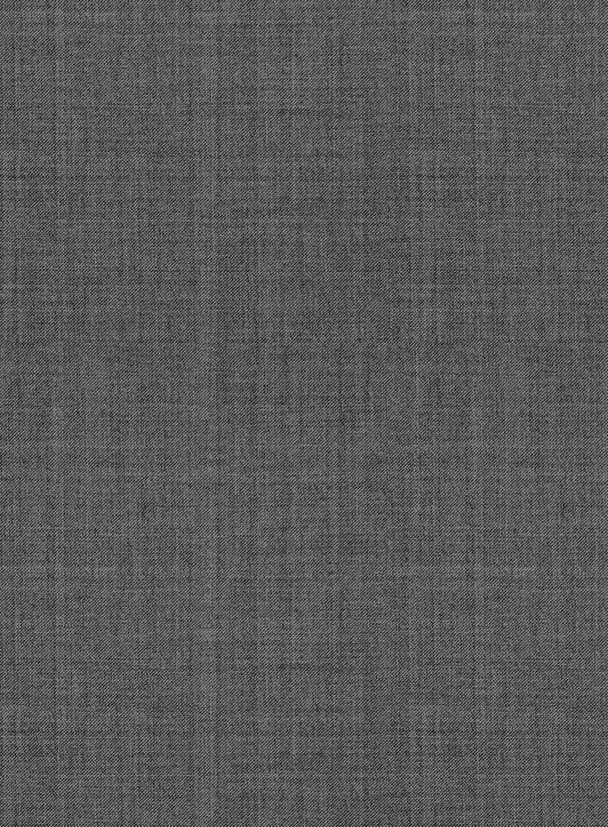 Marco Stretch Worsted Gray Wool Suit - Image 7
