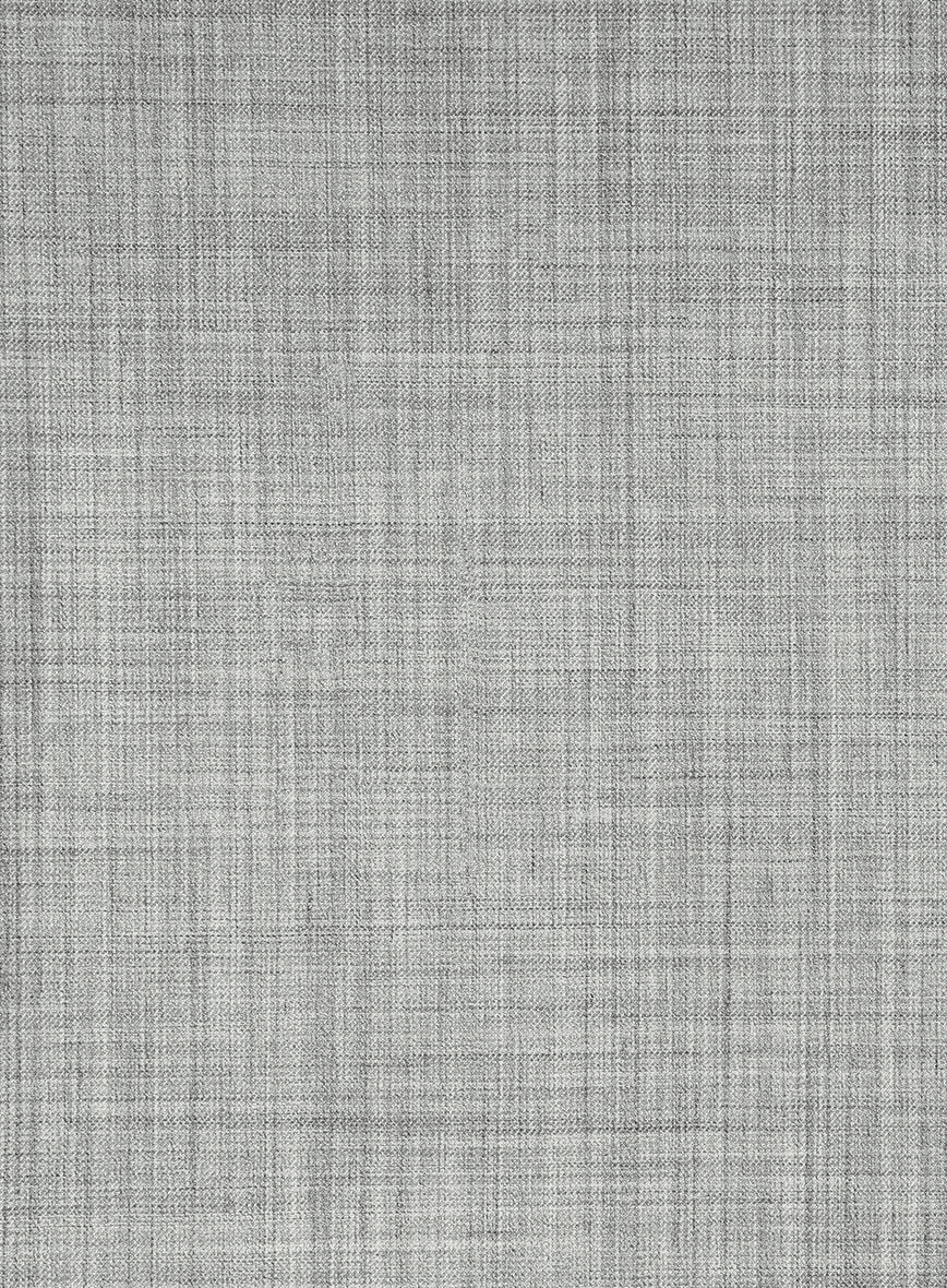Marco Stretch Worsted Light Gray Wool Jacket - Image 3