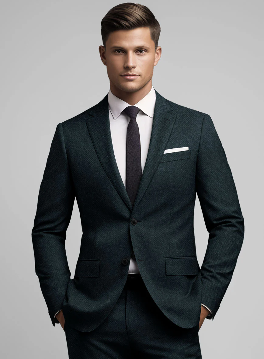 Marine Blue Cashmere Jacket - Image 2