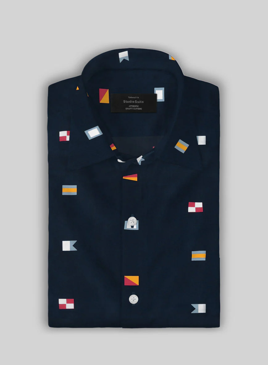 Mariner Signal Cotton Shirt - Image 2