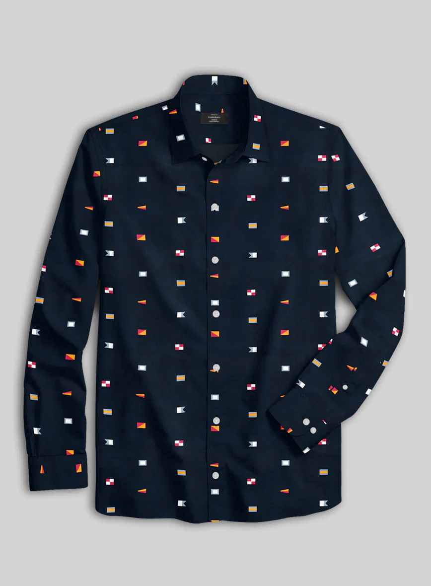 Mariner Signal Cotton Shirt - Image 3