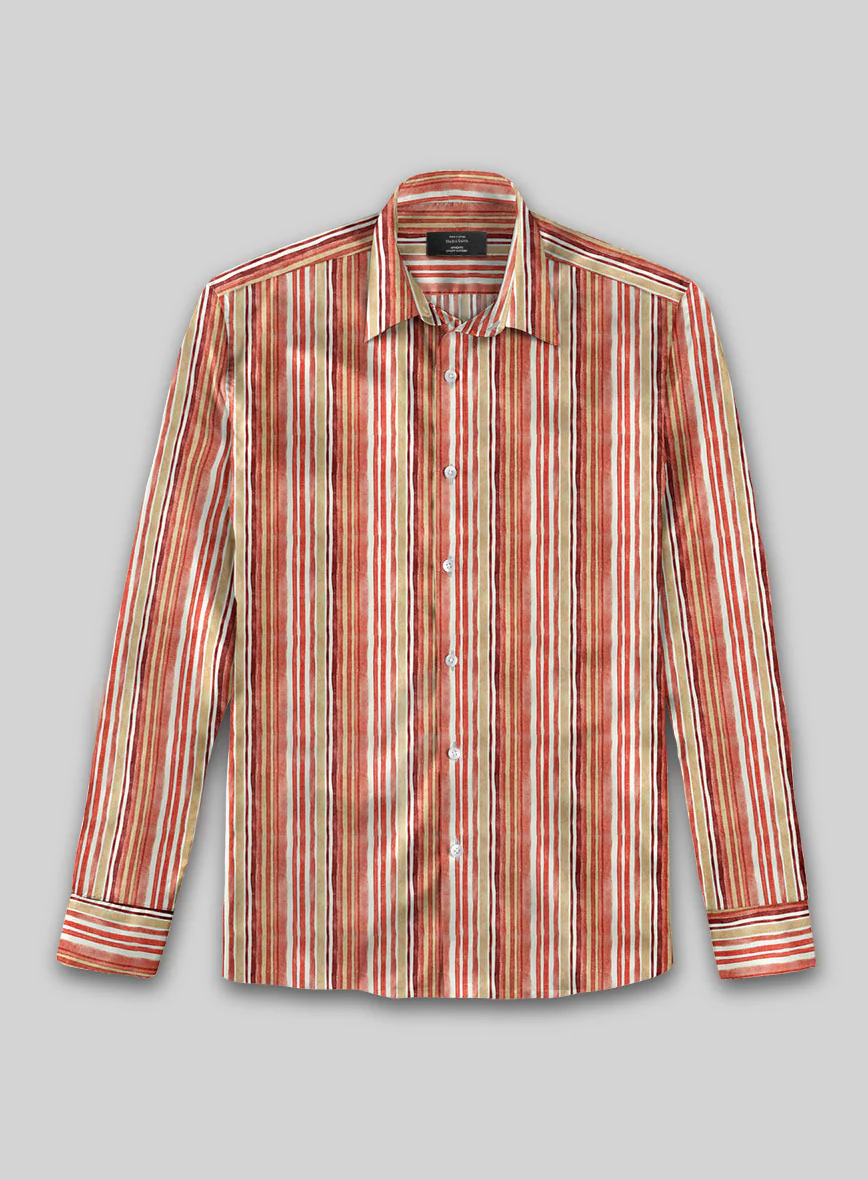 Marnel Silk Cotton Shirt - Image 3