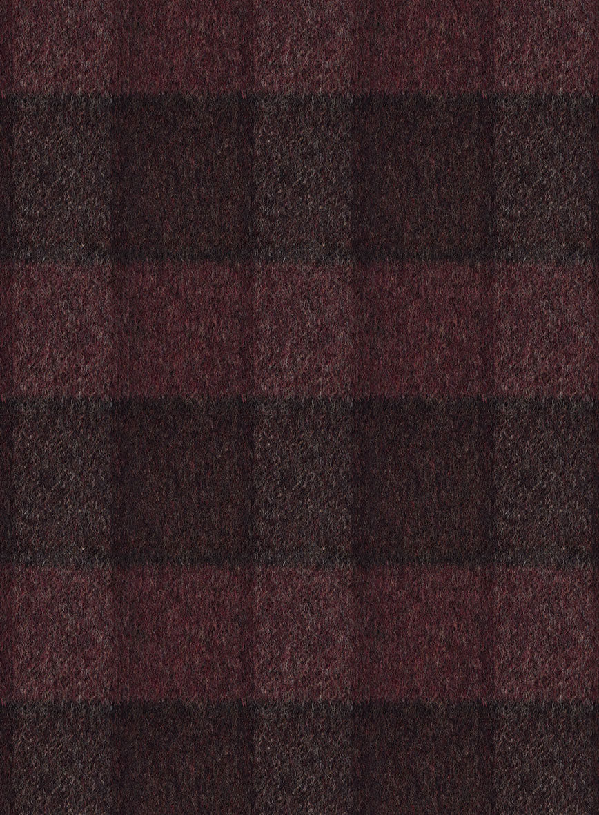 Maroon Arturo Cashmere Jacket - Image 3