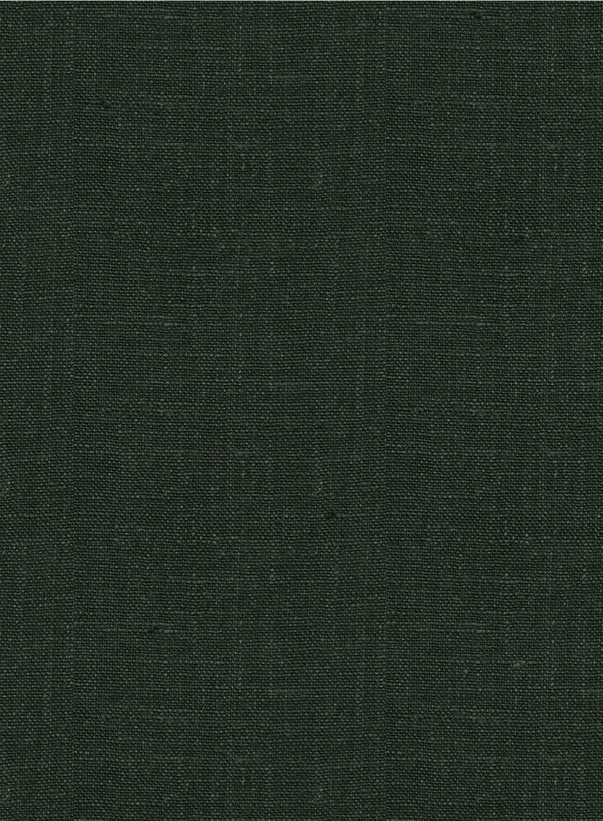 Martini Green Linen Zipper Jacket - Image 5