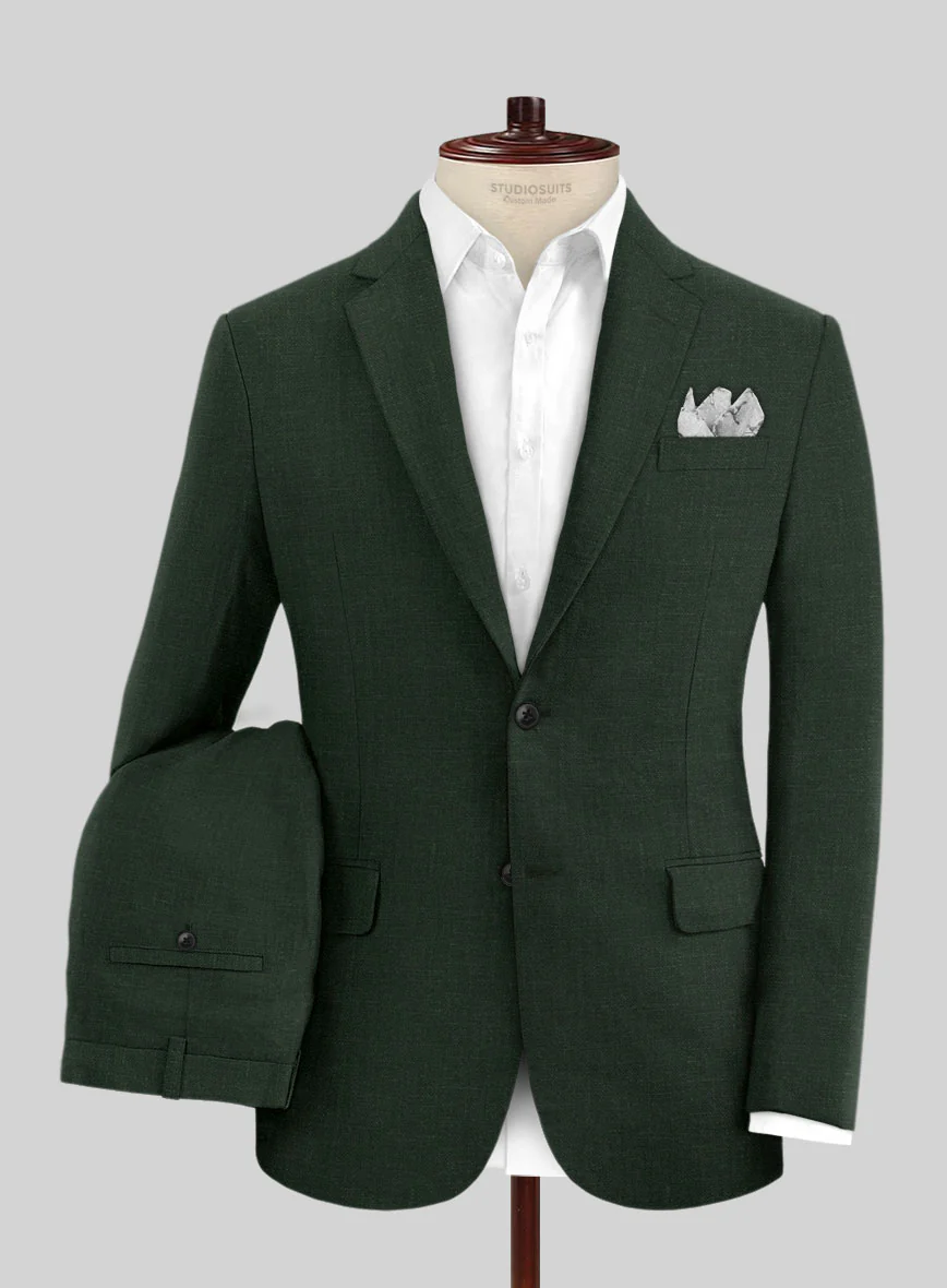 Martini Green Linen Suit - Image 2
