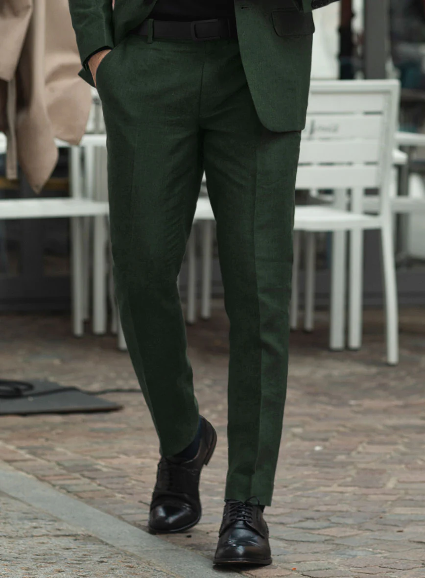 Martini Green Linen Suit - Image 5