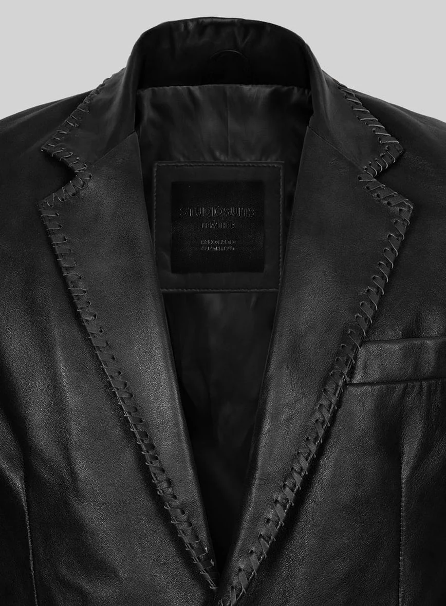 Medieval Leather Blazer - Image 3