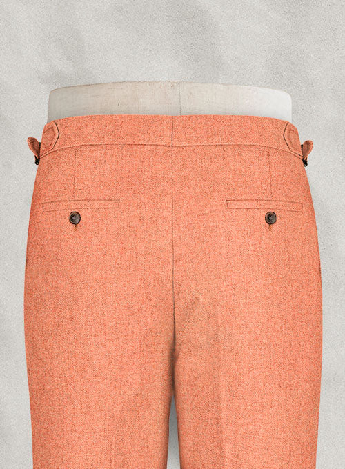 Melange Musk Highland Tweed Trousers - Image 4