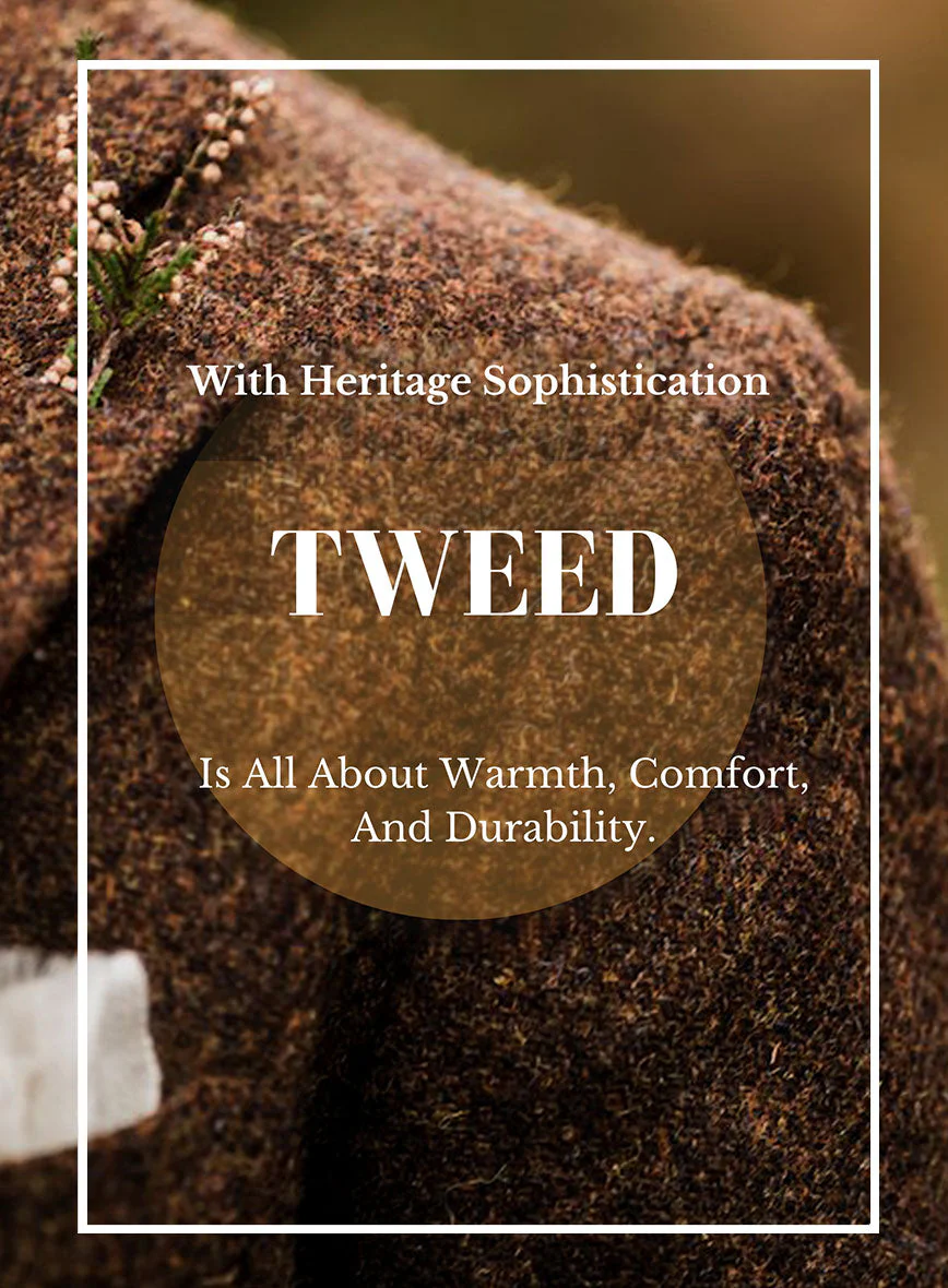Melange Rust Tweed Pants - Image 6