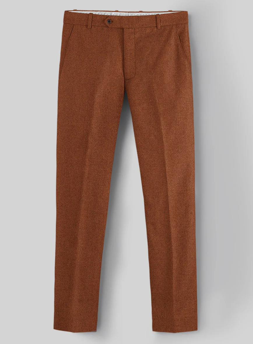 Melange Rust Tweed Suit - Image 6