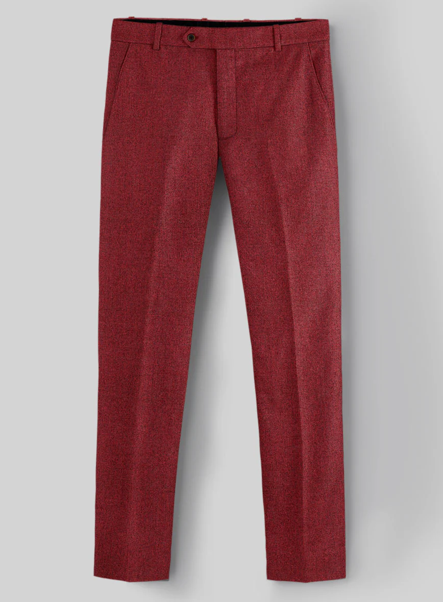 Melange Titan Red Tweed Suit - Image 6
