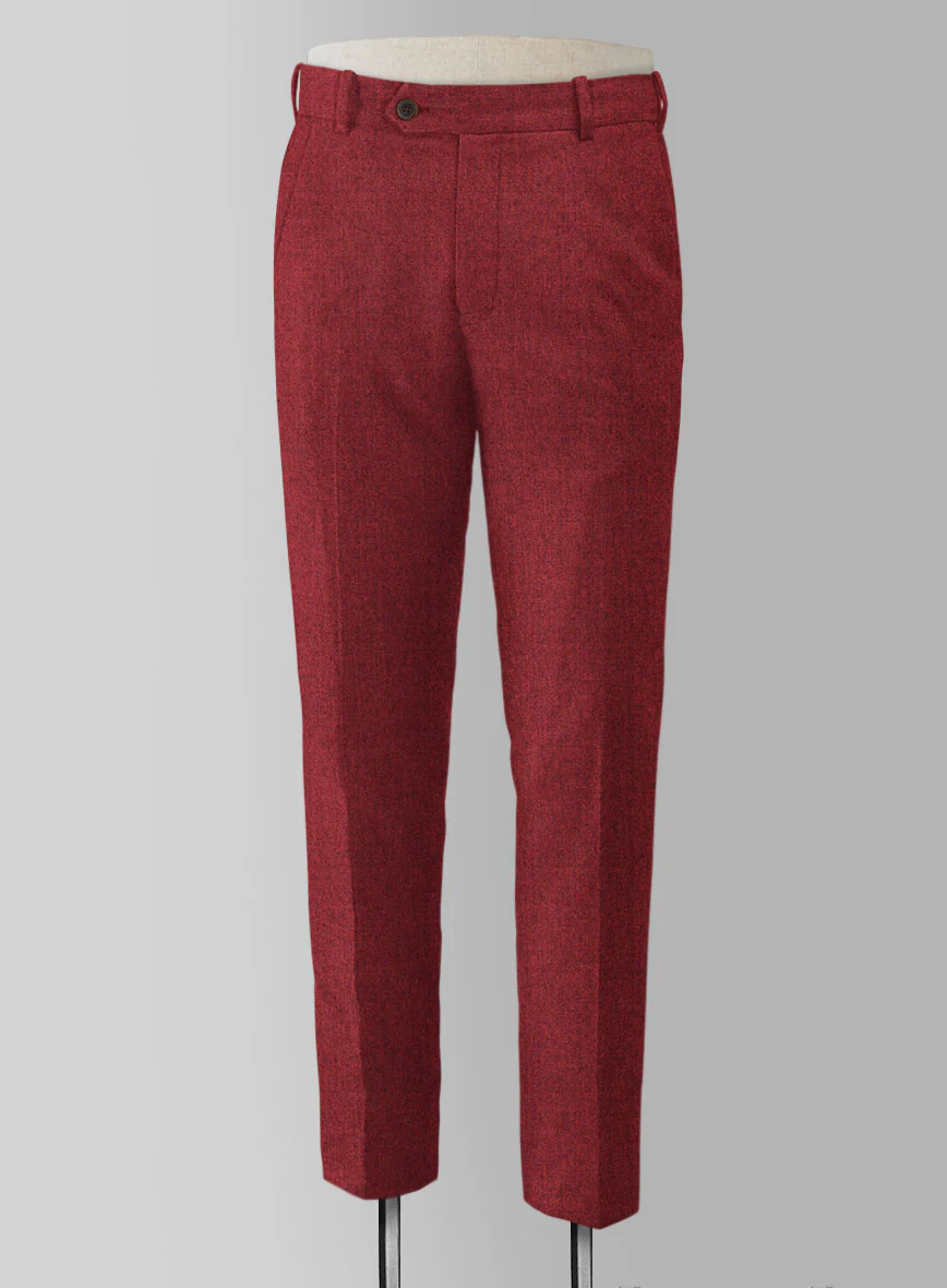 Melange Titan Red Tweed Suit - Image 7
