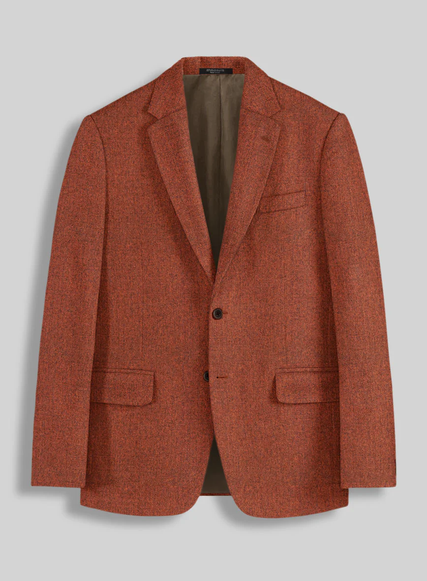 Melange Titan Rust Tweed Suit - Image 5