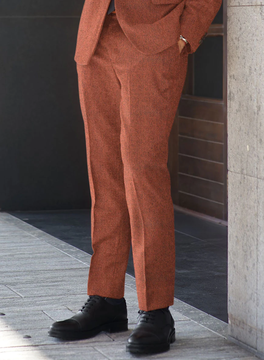Melange Titan Rust Tweed Suit - Image 7