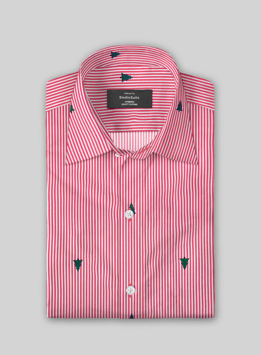 Merry Stripe Cotton Shirt - Image 2