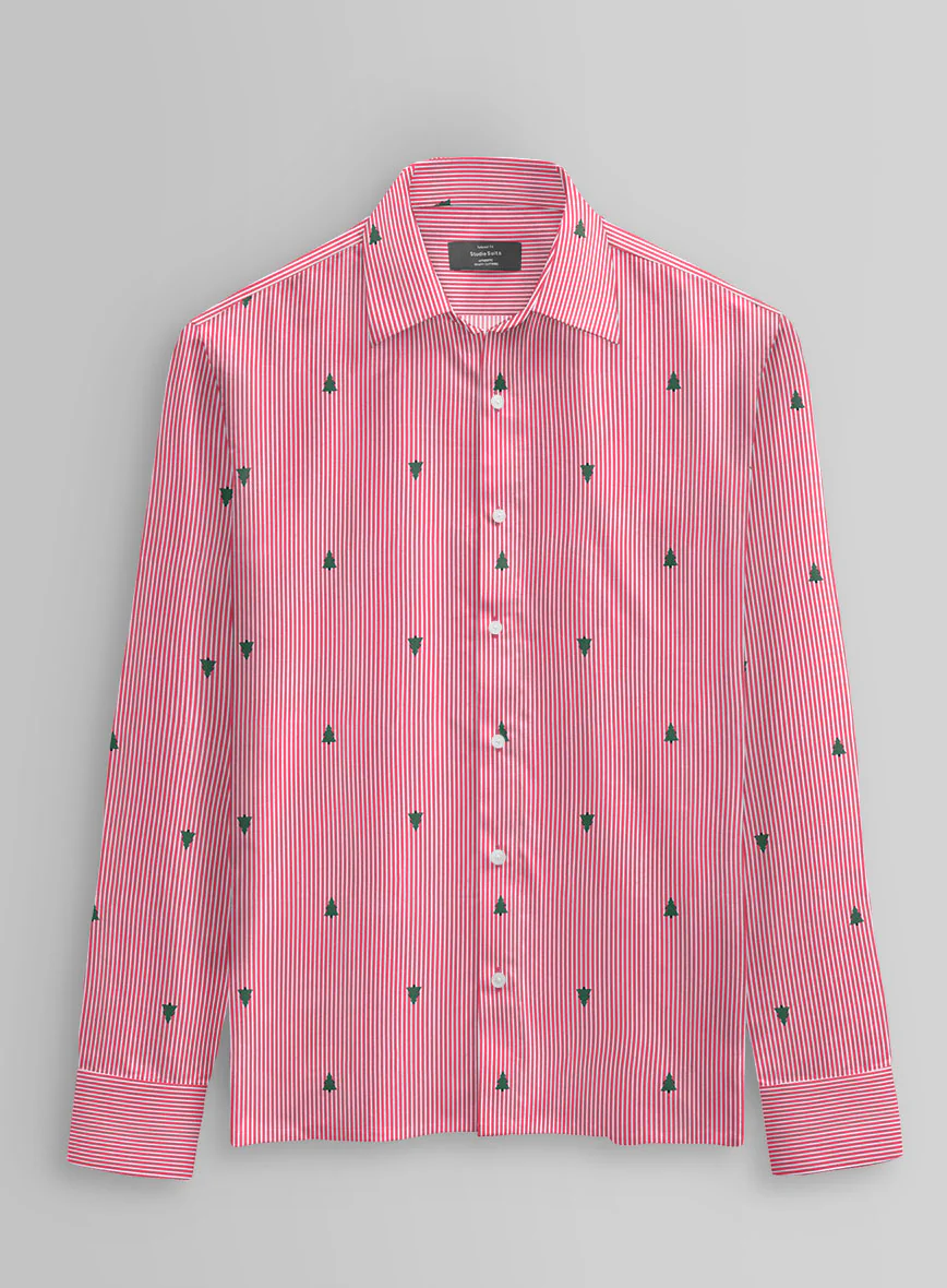 Merry Stripe Cotton Shirt - Image 3