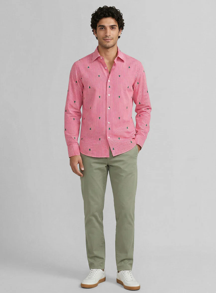 Merry Stripe Cotton Shirt - Image 4