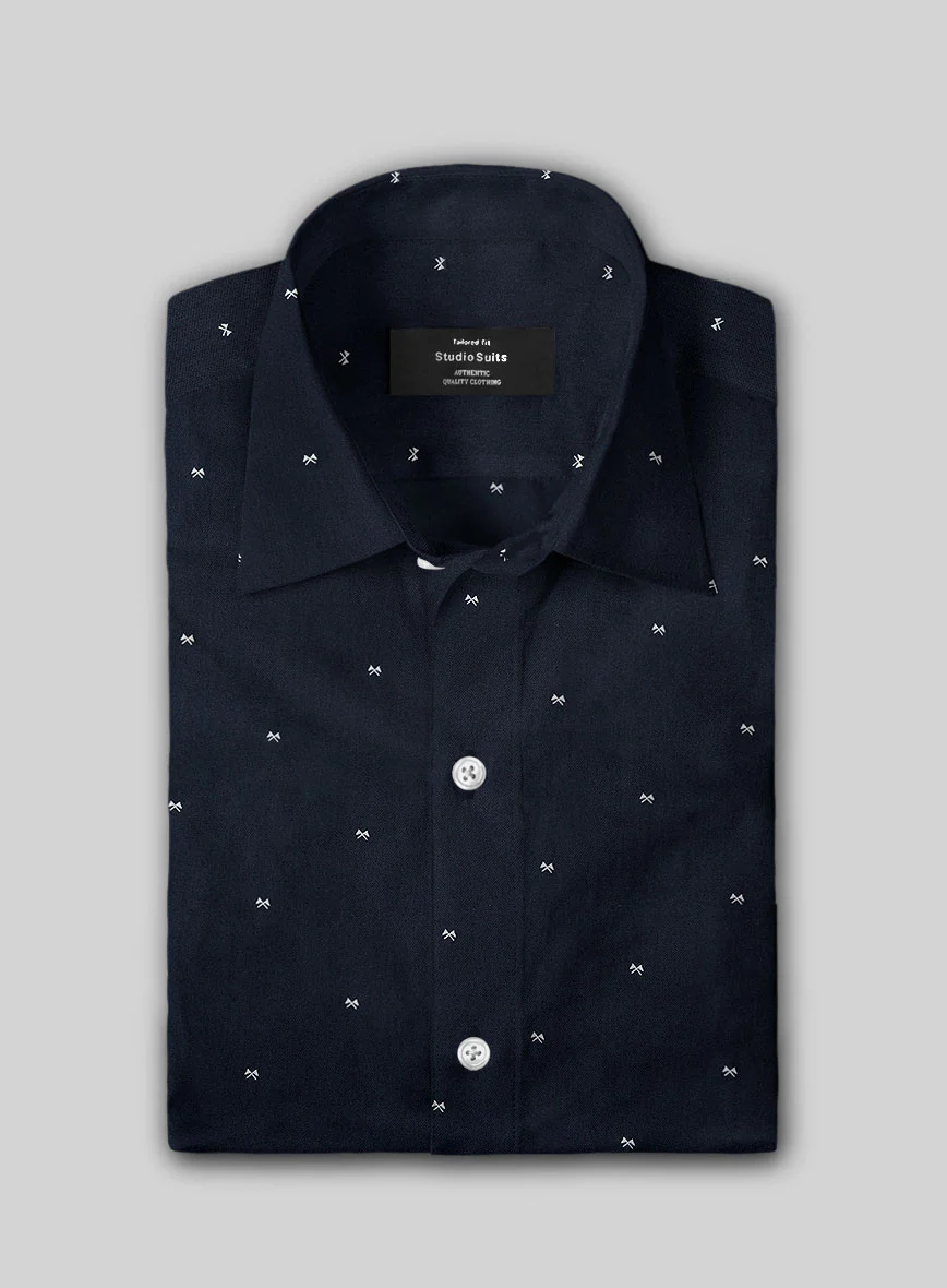 Micro Cross Flag Cotton Shirt - Image 2