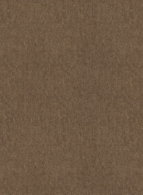 Mid Brown Flannel Wool Breezer Style Jacket - Image 7