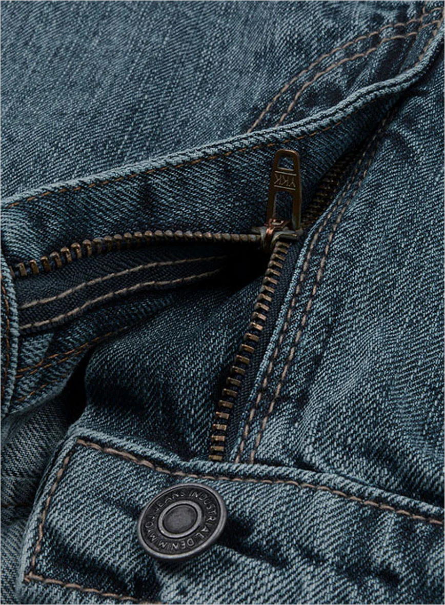 Mid Weight Blue Blast Wash Jeans - Image 7