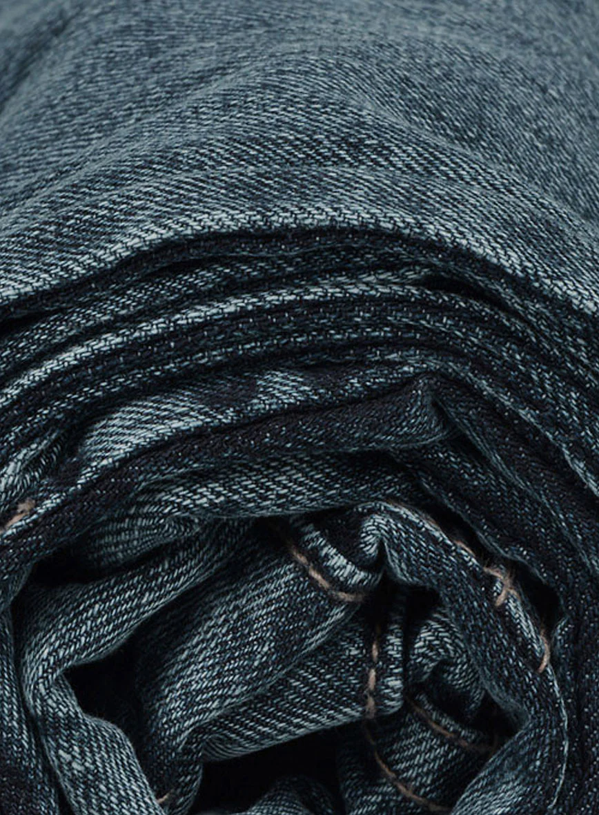 Mid Weight Blue Blast Wash Jeans - Image 8