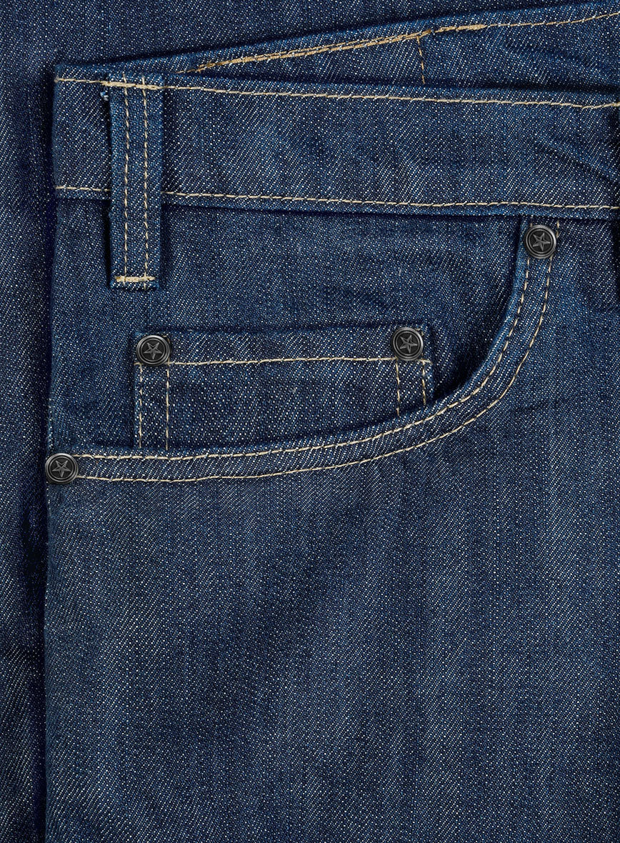 Mid Weight Indigo Jeans - Image 4