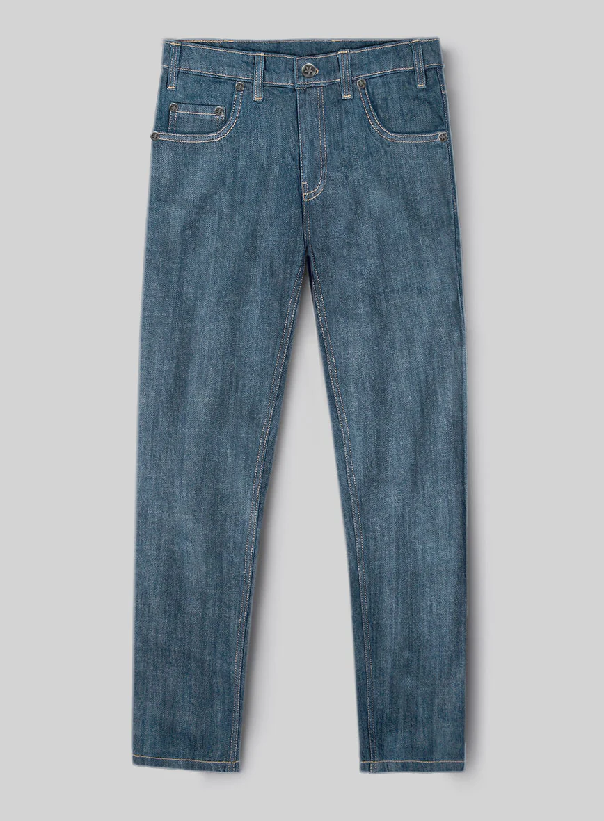 Mid Weight Light Blue Jeans - Image 2