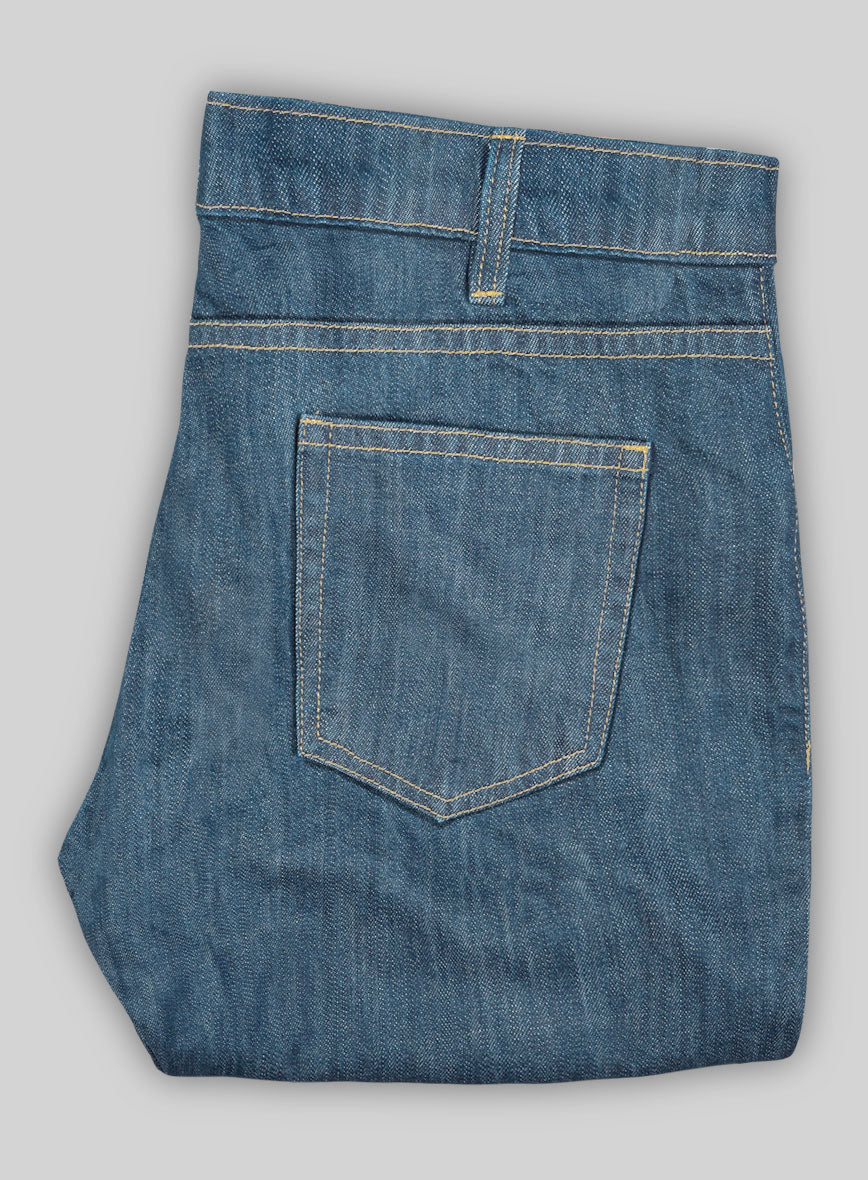 Mid Weight Light Blue Jeans - Image 4